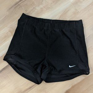 Nike Booty Shorts w/ fine mesh cutout
